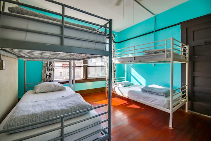 1 bed mixed dorm in fun, hip hostel