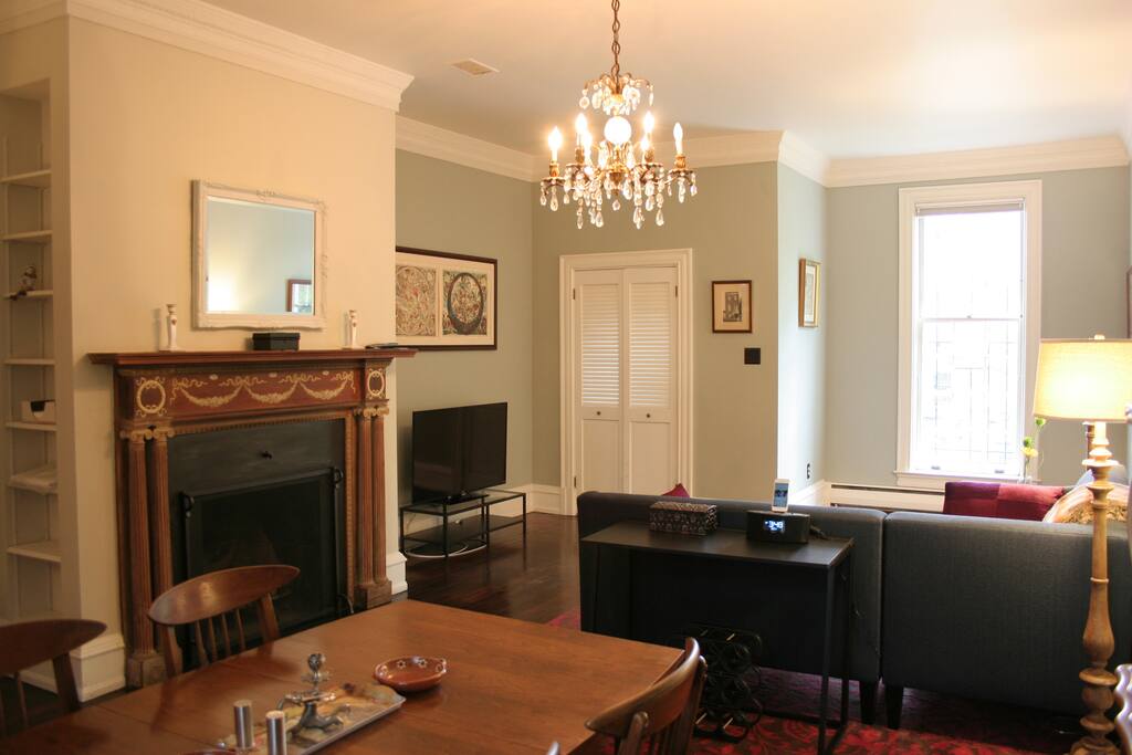 Huge living/dining space