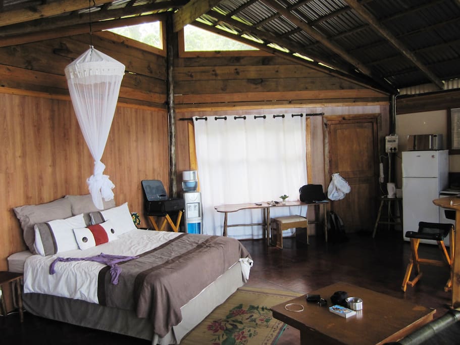 Beautiful and spacious interior with an upstairs loft