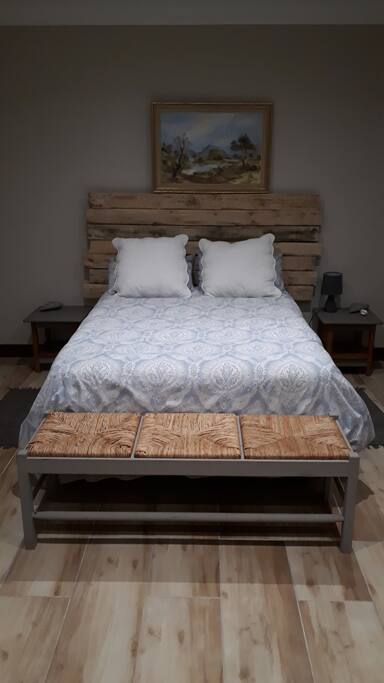Comfortable Double bed.