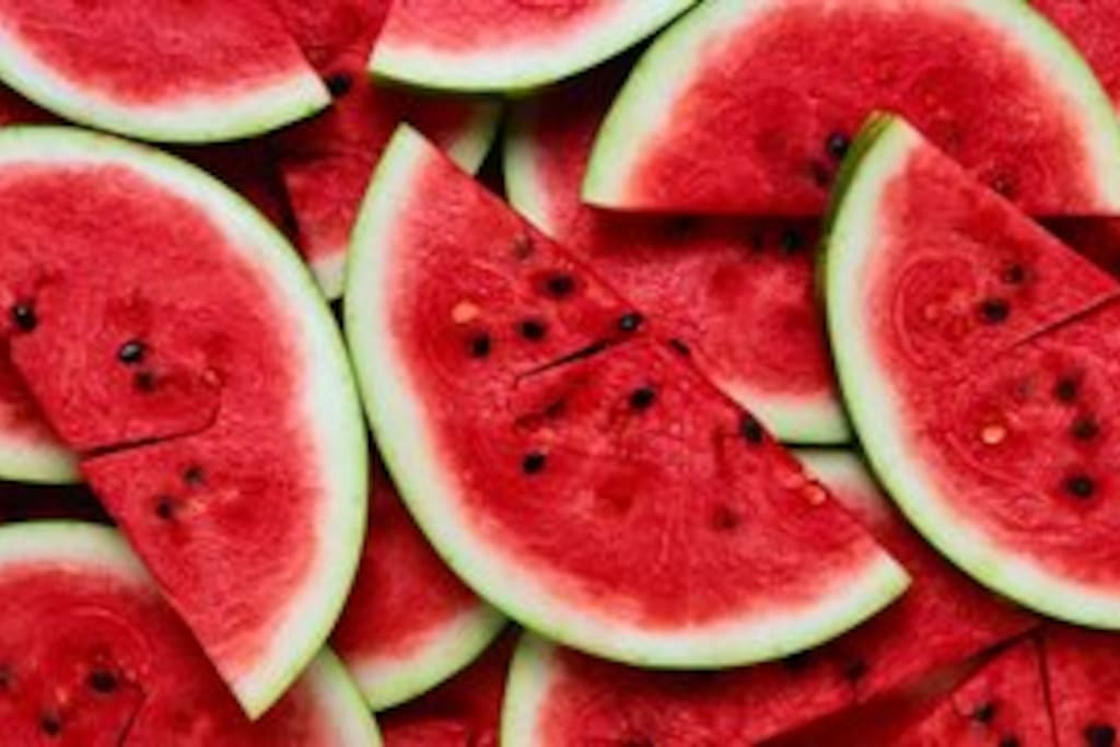 It is a great place to eat watermelon.