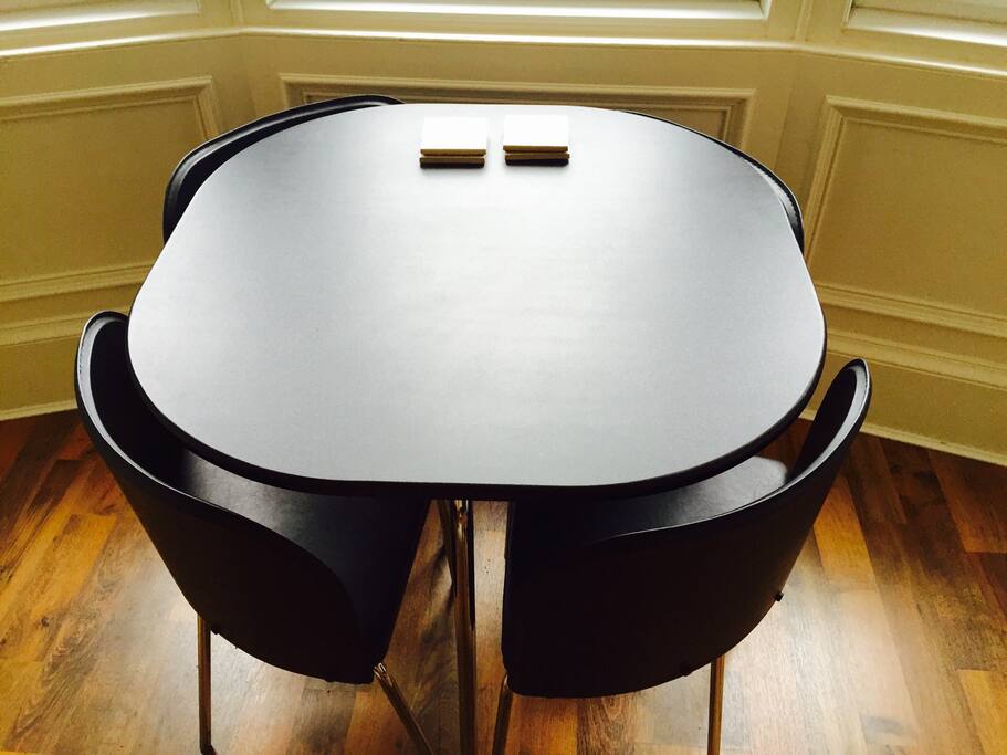 Dining space for four