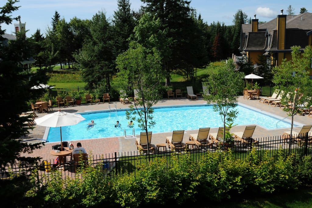Pool view from second floor