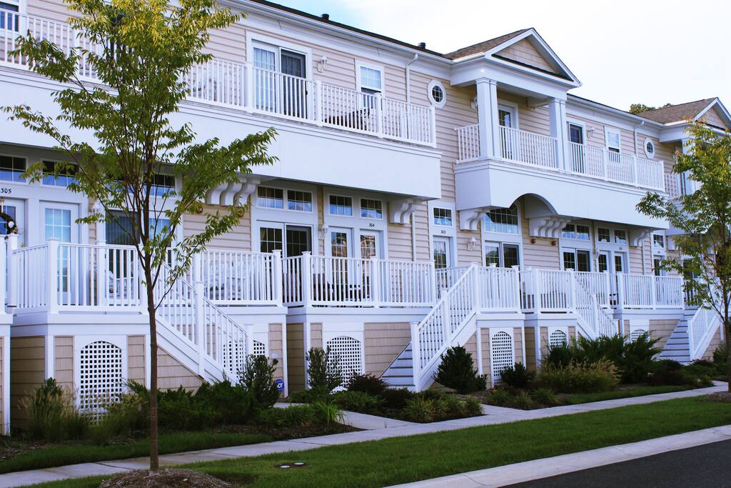 Front of the townhouse.