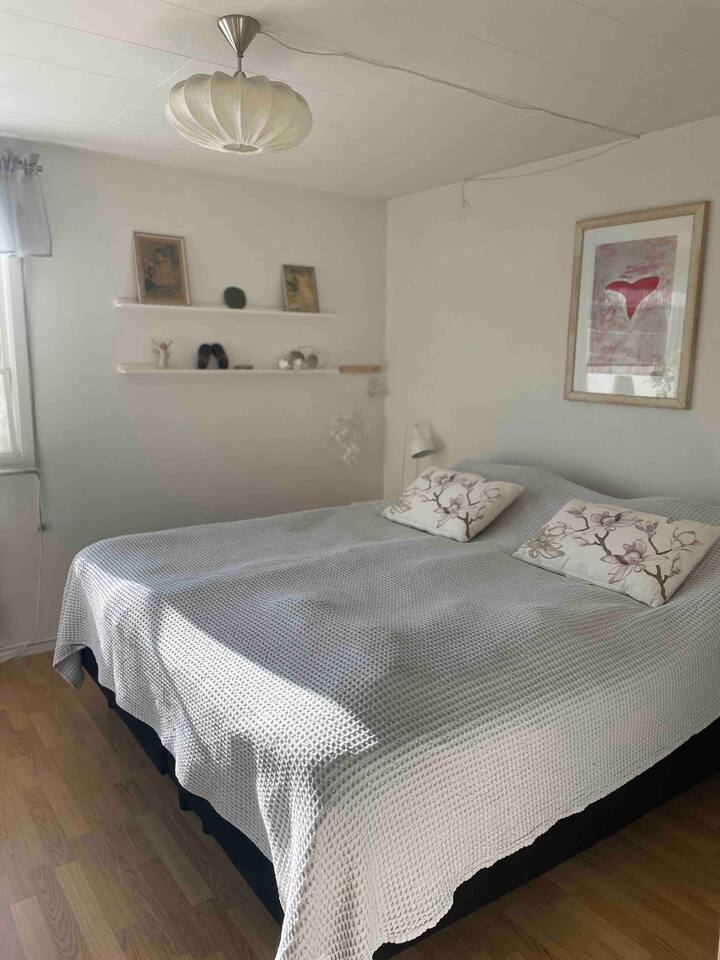 バルコニーへの出口付き寝室１