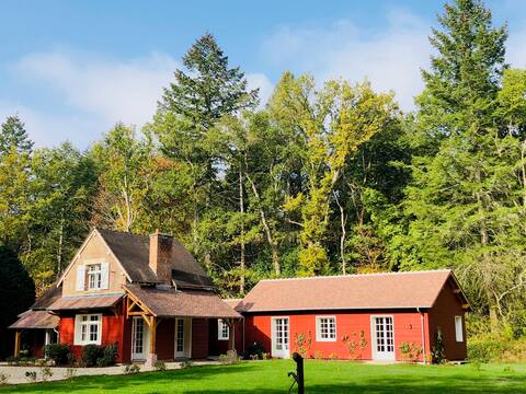 Canadian house in the heart of the Sologne forest