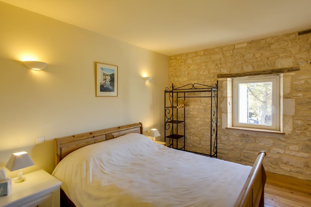 Double room with king size bed.