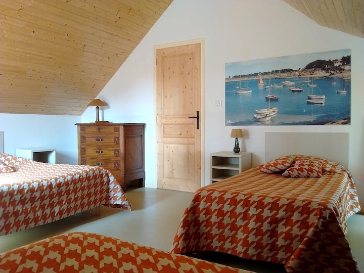 The second bedroom upstairs