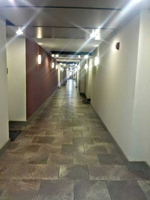 Hallway to the unit