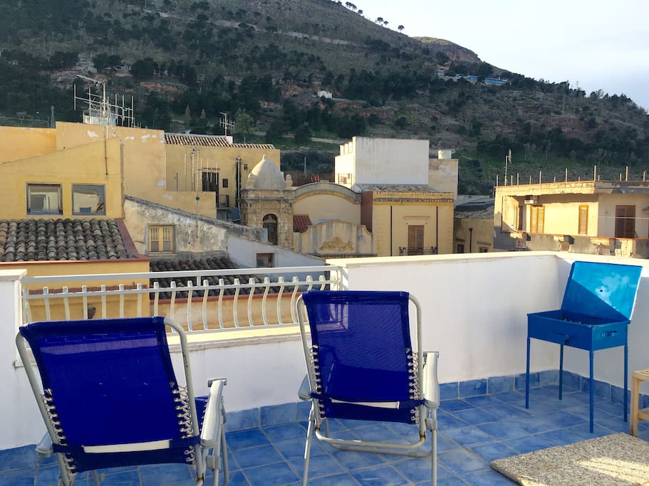 Terrazzo vista montagna