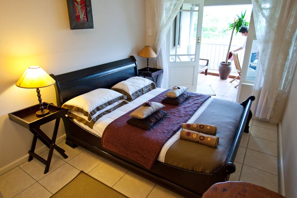 Main bedroom with ensuite shower