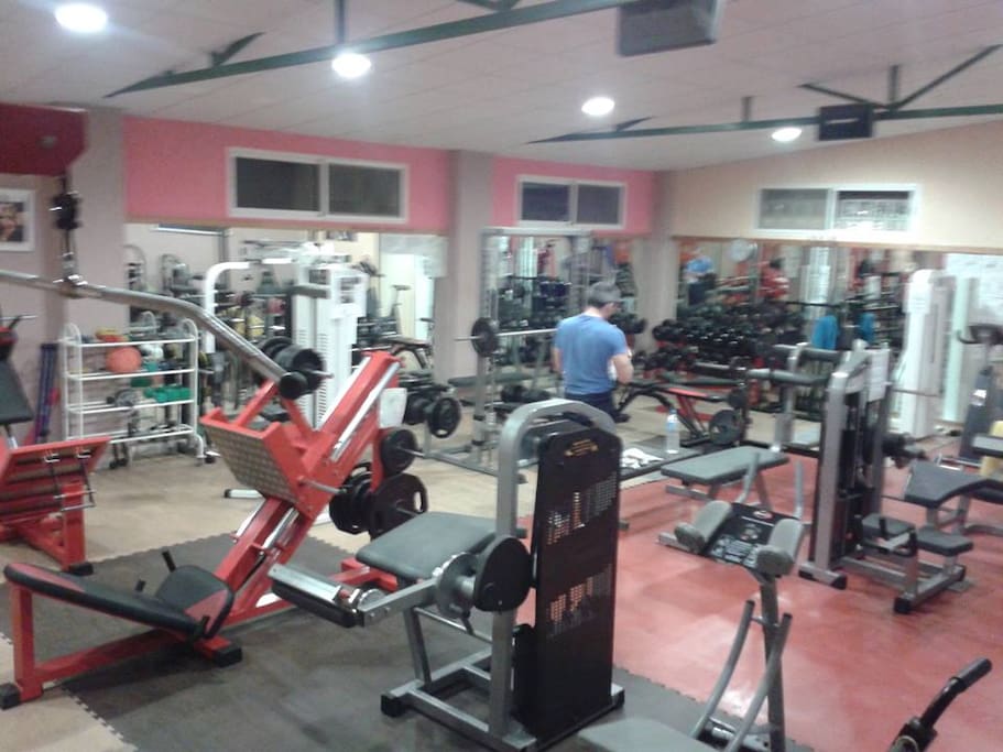 Free access and use of commercial gym , ajoining your accomadation