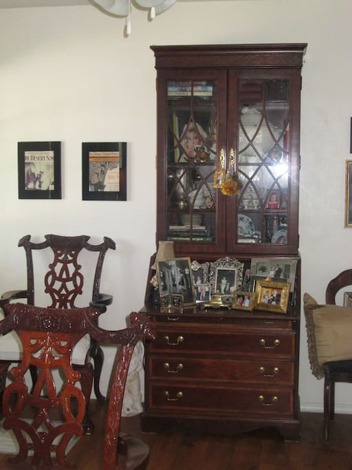 Inside the home with part of the living room area