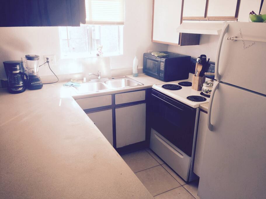 Kitchen w/ instagram filter.