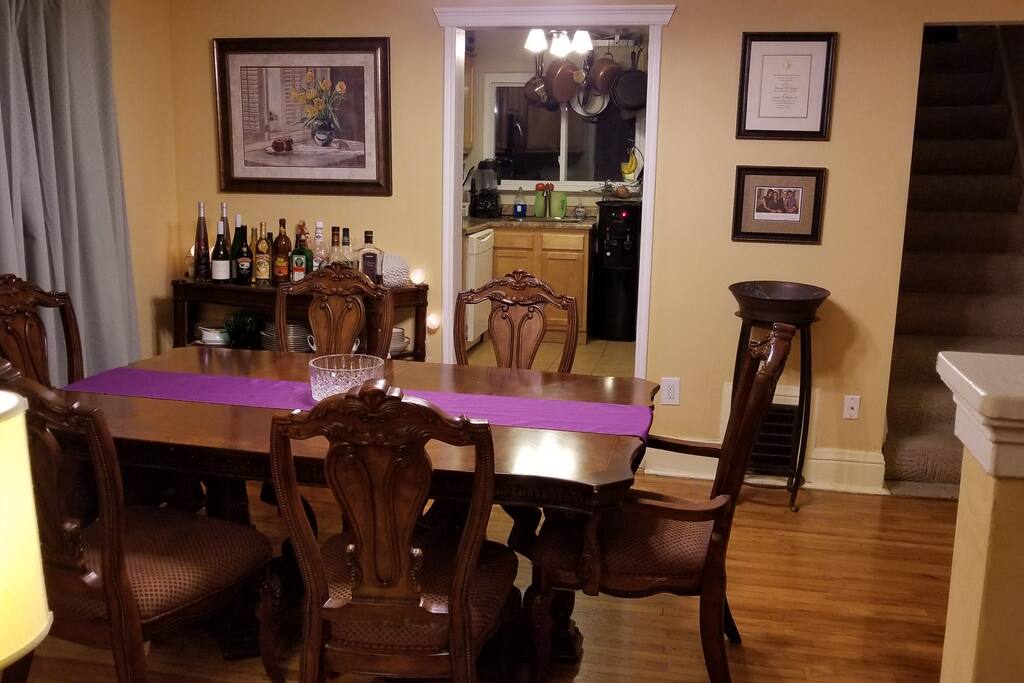 Dining Area looking into Kitchen