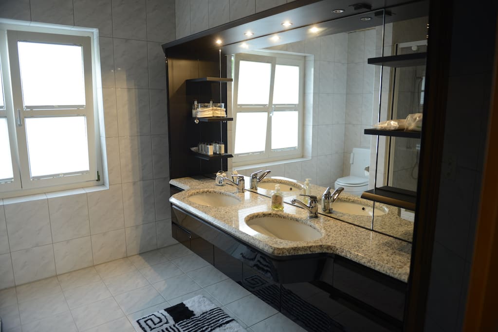 Family size bathroom - for guests only