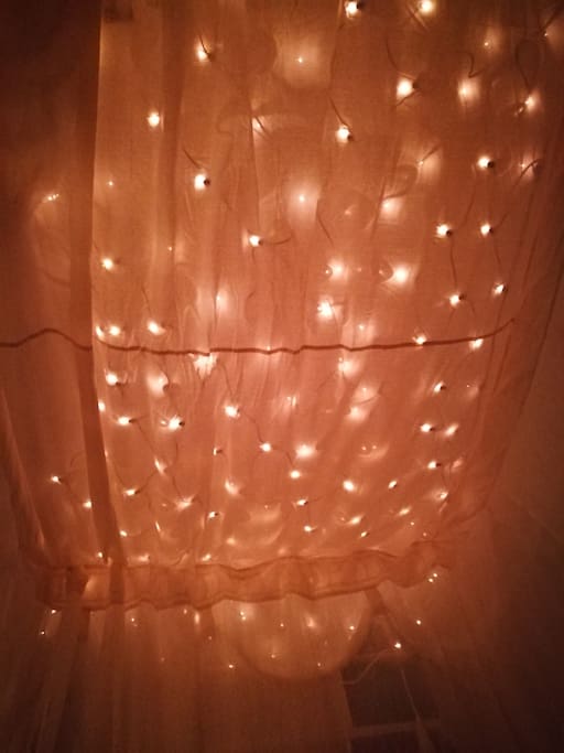 Bedroom Star cieling over double bed