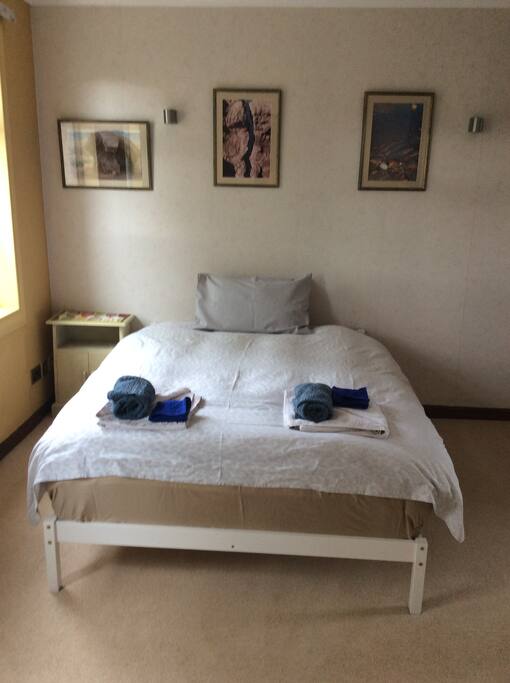 The double bed area