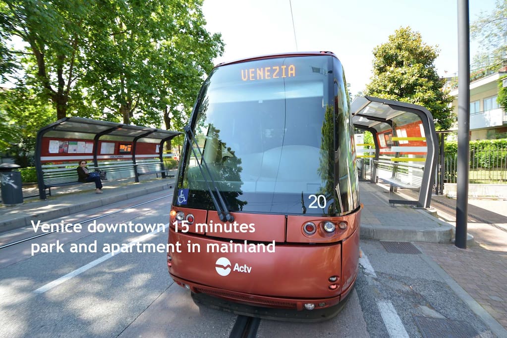 Tram downstairs: get to downtown in minutes