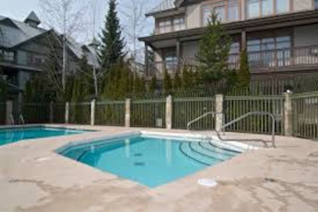 hot tub and pool