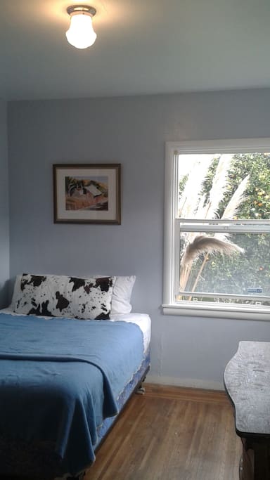 Garden view bedroom