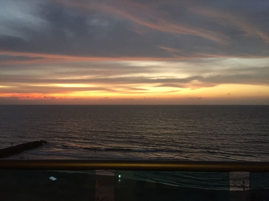 Sunset from the terrace