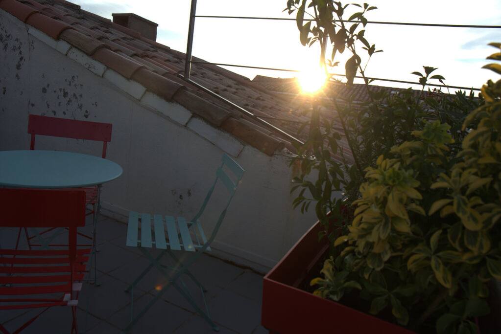 La terrasse vous attends!