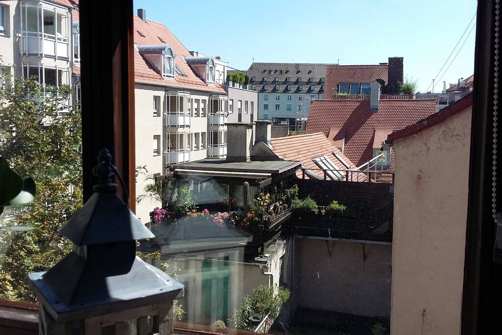 Der Ausblick.. In dieser Richtung geht die Sonne auf