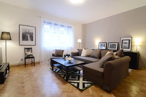 Pedestrian zone stylish apartment