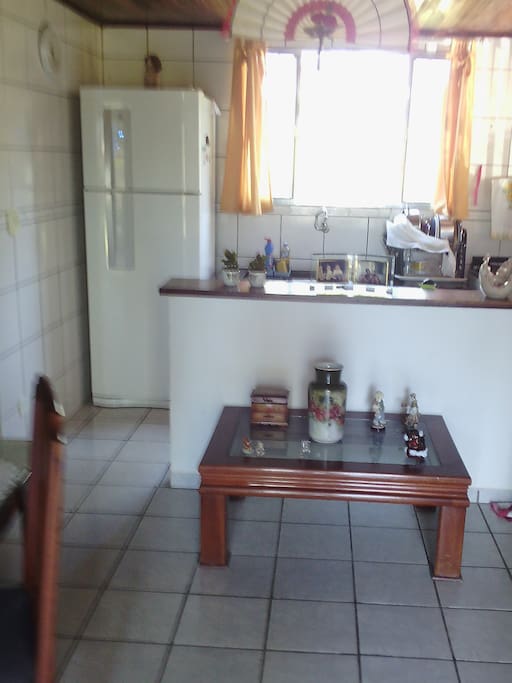 Vista da cozinha.