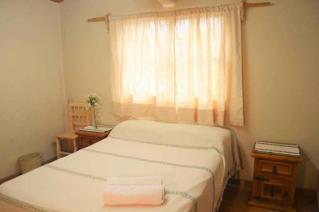 We provide you with towels and essentials.
