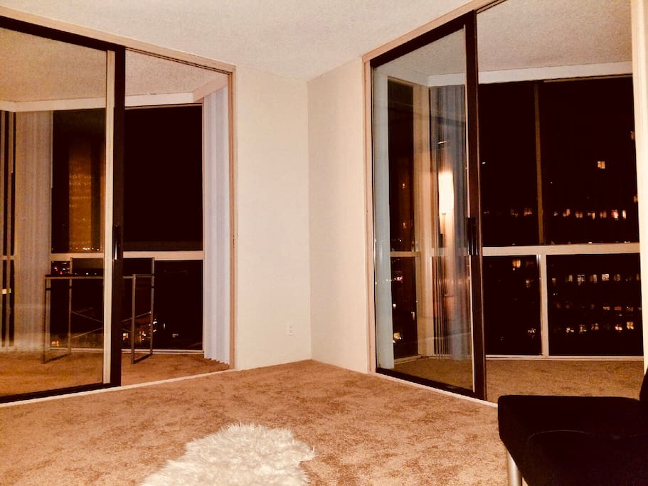 The best part... you have 360 degree views of Los Angeles right from the comfort of your living room!!