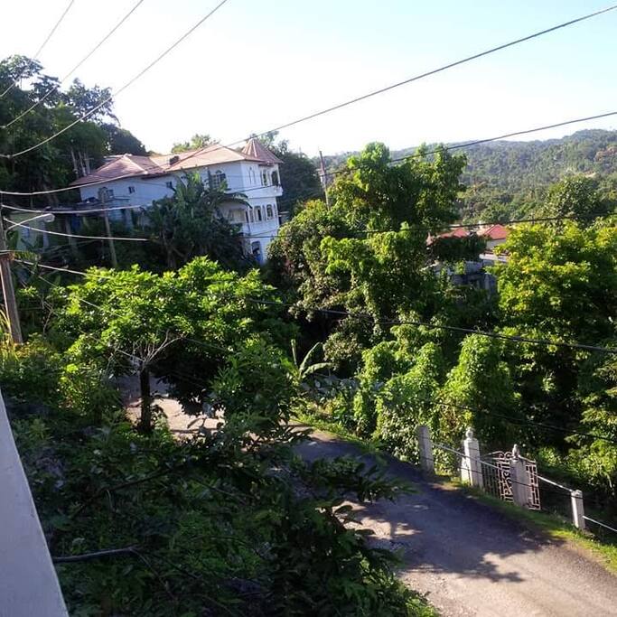 View from the balcony