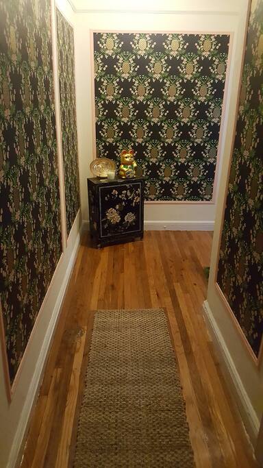 Your view upon entering.