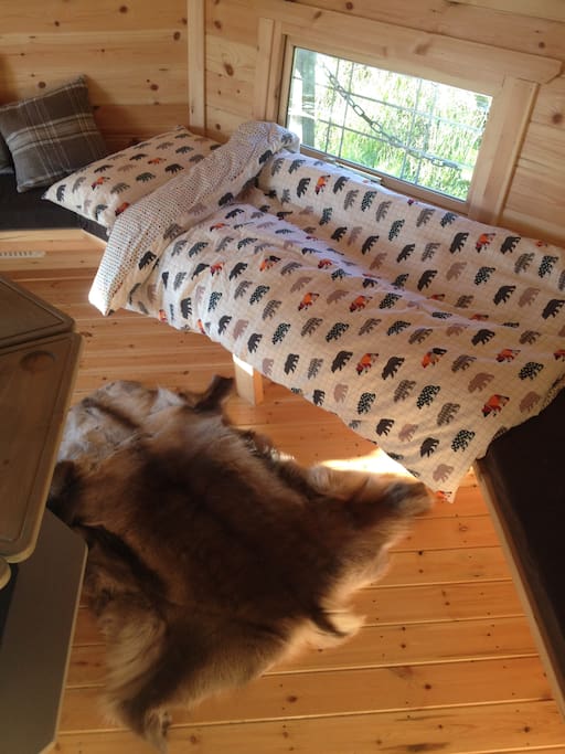 Cosy reindeer rugs and bedding