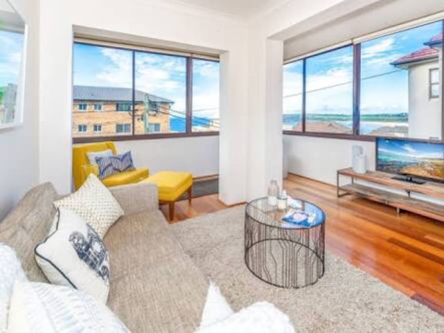 Bright and welcoming living area