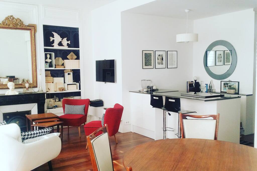 Séjour / Living Room & Cuisine Américaine / Kitchen