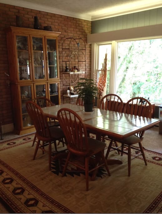 Dining room, part of great room.