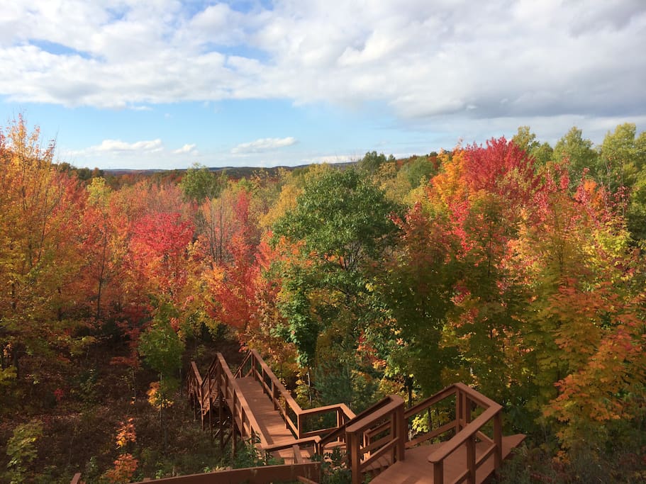 Epic Boyne Falls Log Home w/ Views on 20 Acres! Houses for Rent in