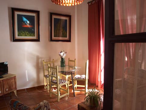 Successful Airbnb property: In an old house in Albaicín in Granada