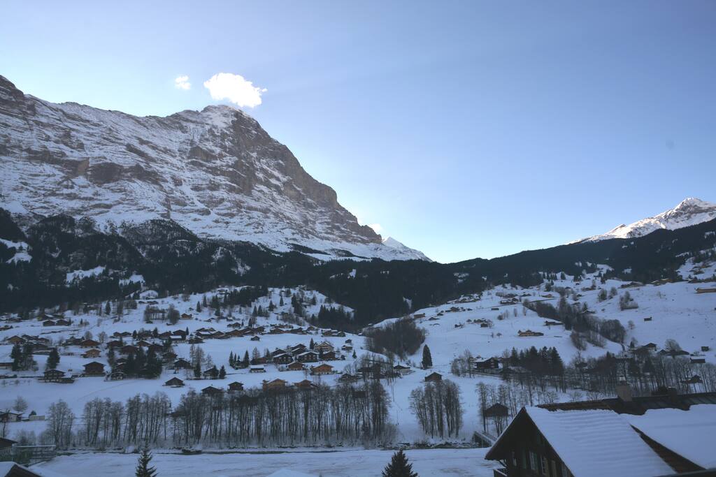 Aussicht auf die Eigernordwand
