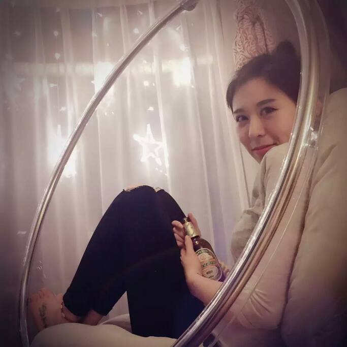 来自上海的房客朋友留影。她说:对这样的布置毫无抵抗力~~