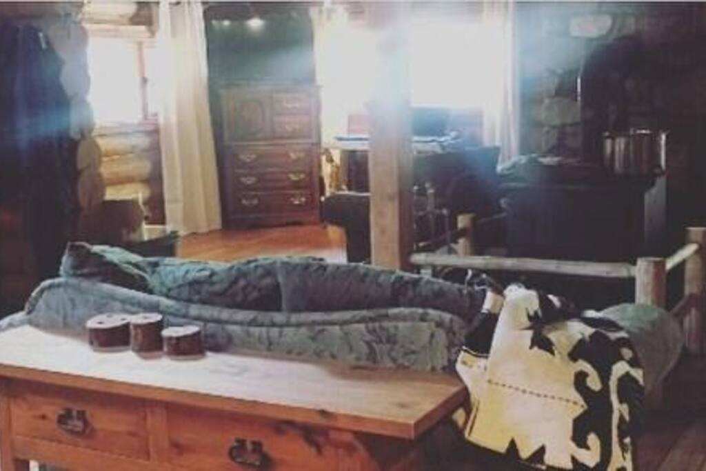 A great place to warm up in front of the fire.