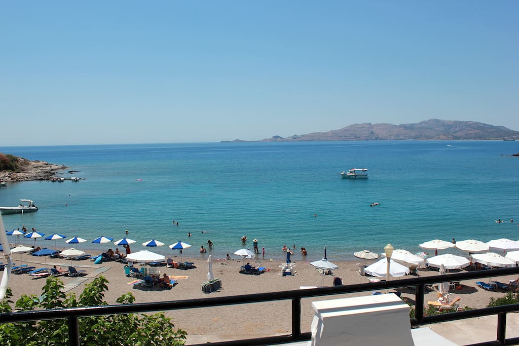 View from balcony.