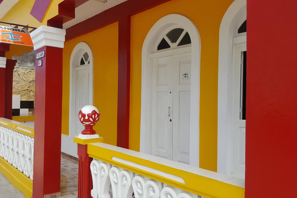 Large house built in the previous century with a colonial architectural style.