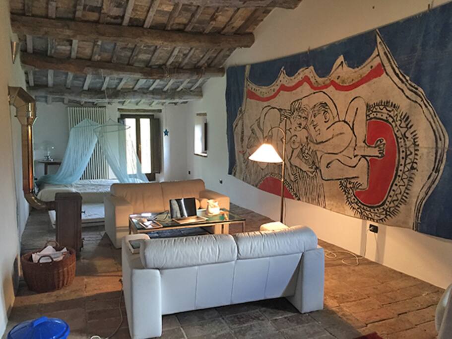 Aufenthalt im "Salotto"