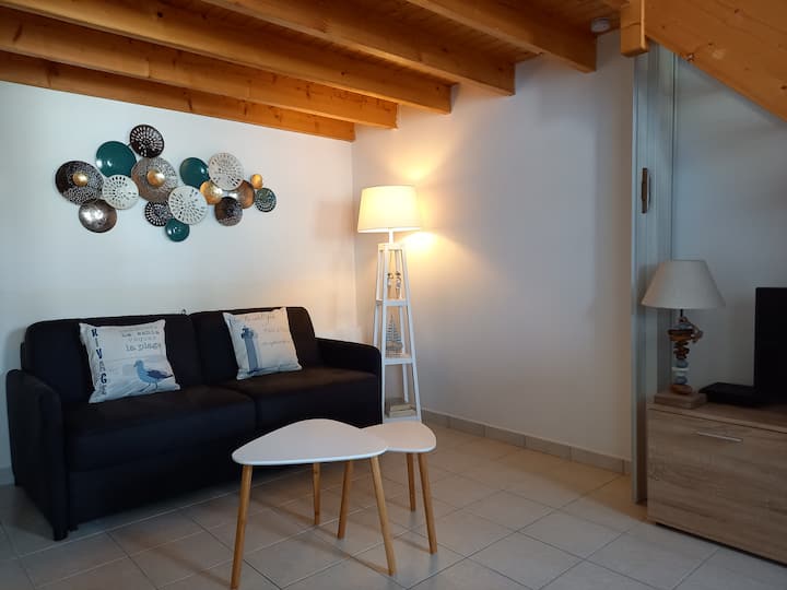 Maison Avec Terrasse 450m Mer Centre Ville Parking - Brem-sur-Mer