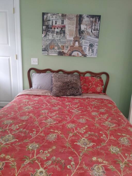 bedroom with balcony