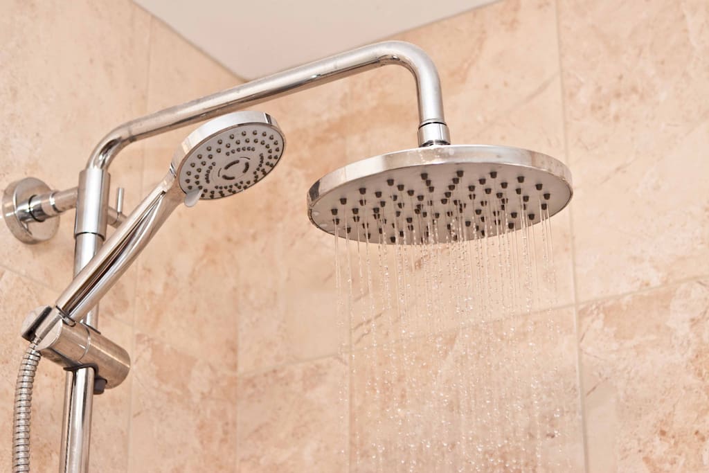 Great shower with westport soft water.