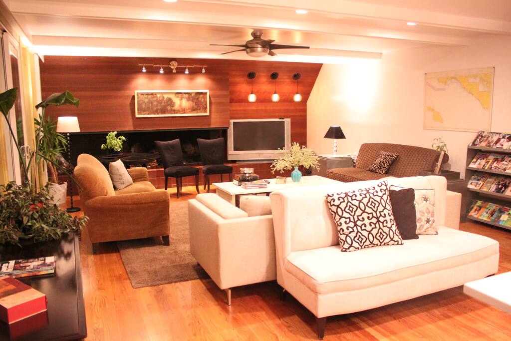 Open-concept family room
